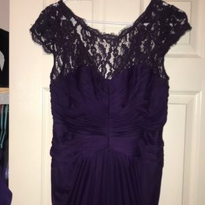 A plum prom dress size 8